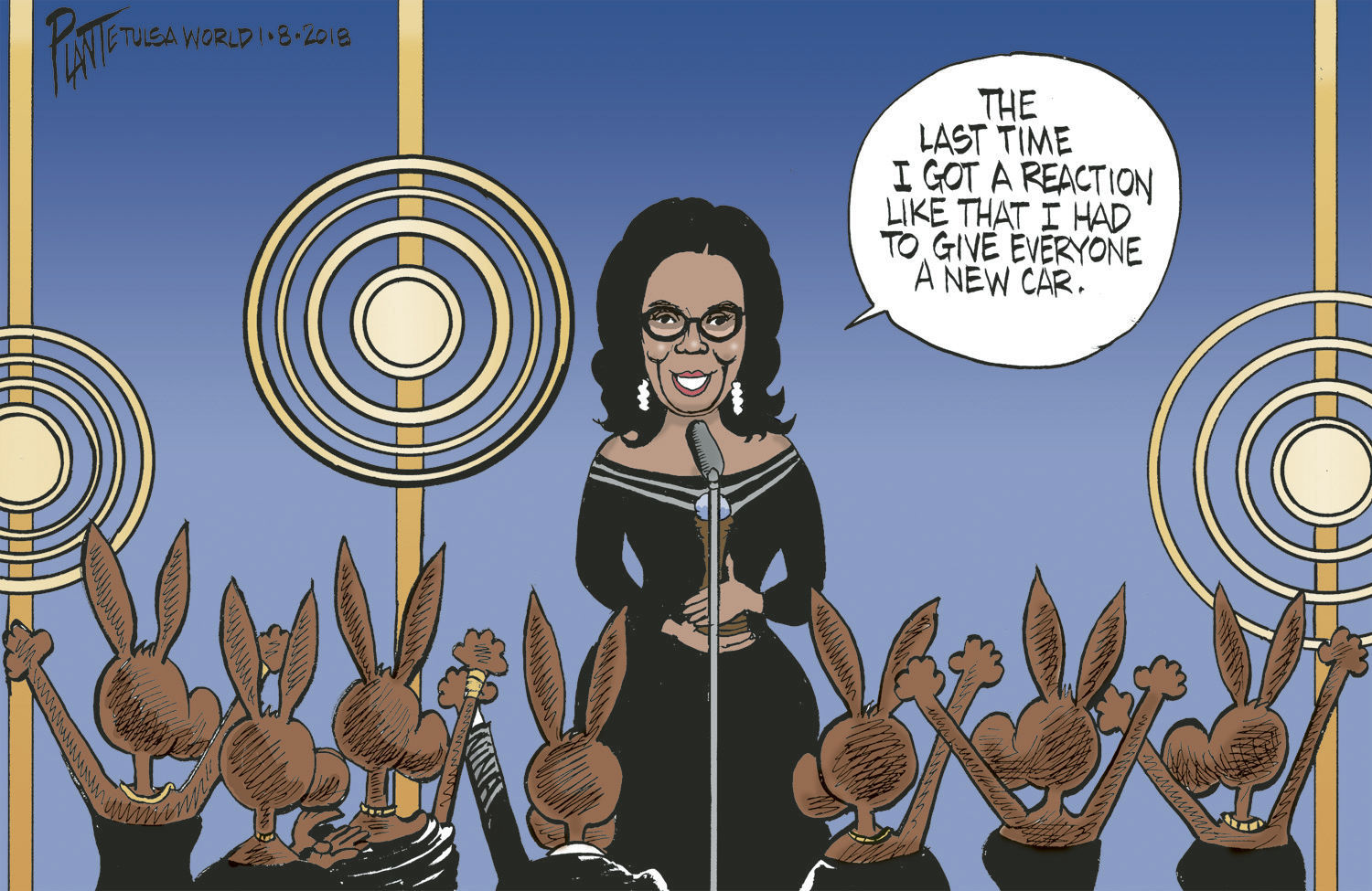 Bruce Plante Cartoon: Oprah Winfrey